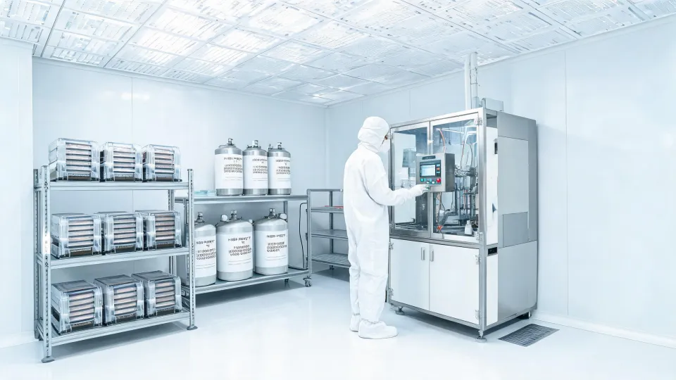 Electronics semiconductor chemical cleanroom