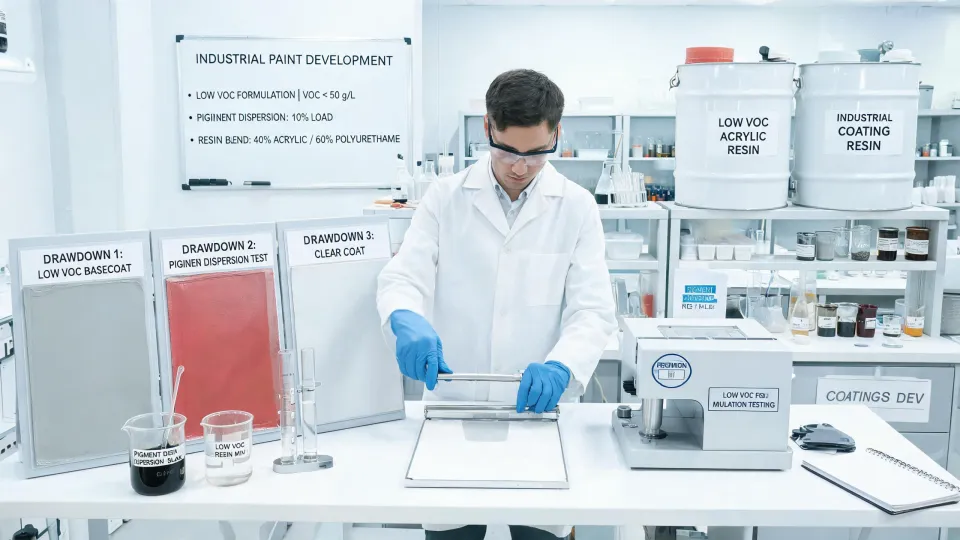 Coatings formulation drawdown lab
