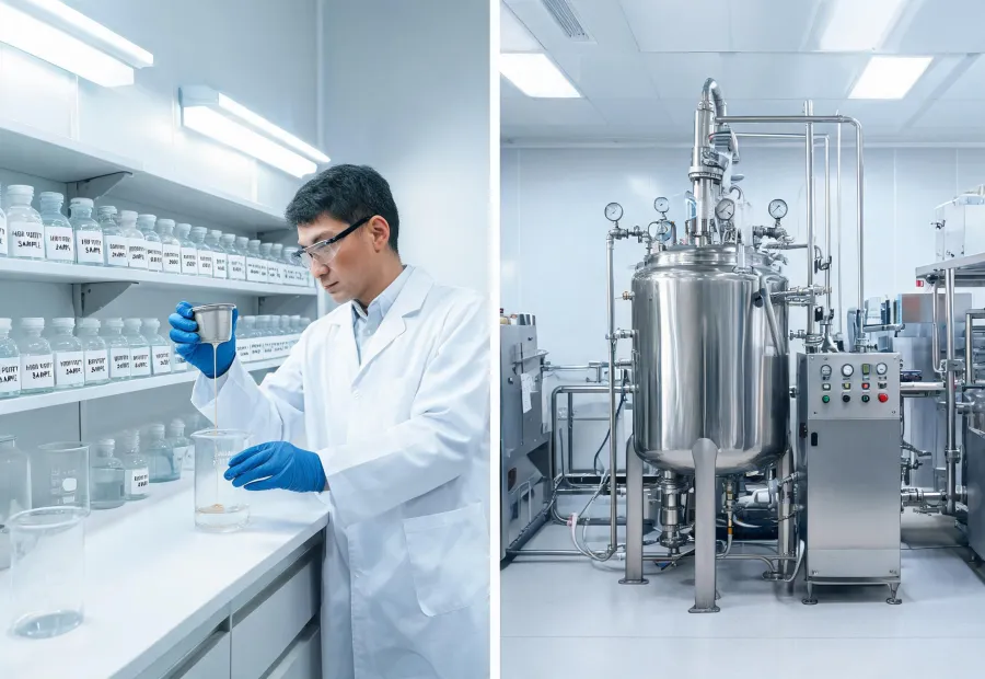 Formulation laboratory pilot line